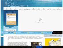Tablet Screenshot of hoteldania.com